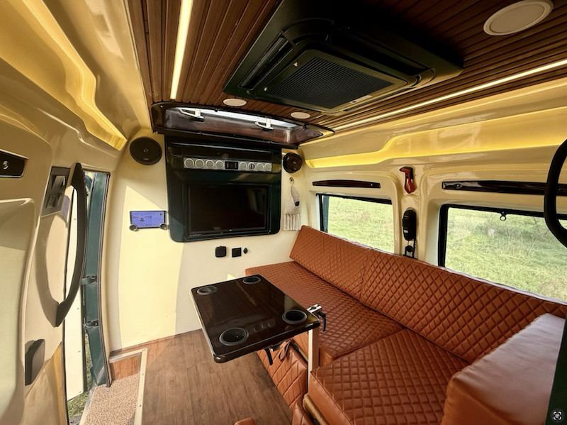 Living Space With Diner